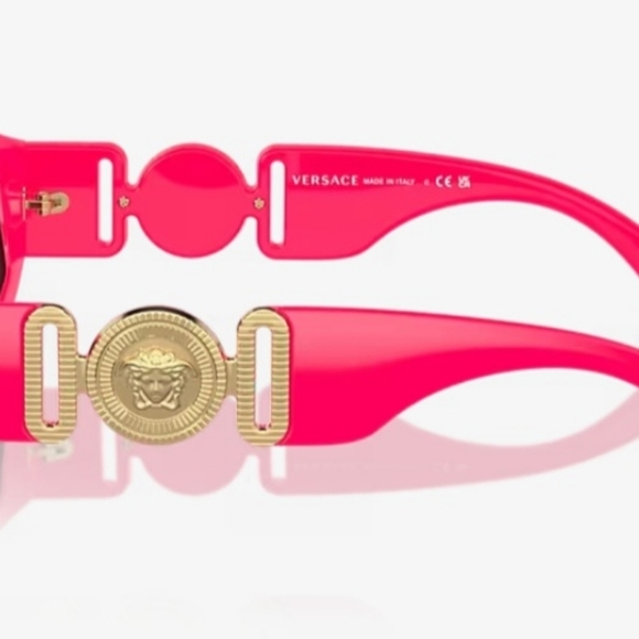 Versace Medusa  Sunglasses Biggie in Fushia NWT - Picture 2 of 6